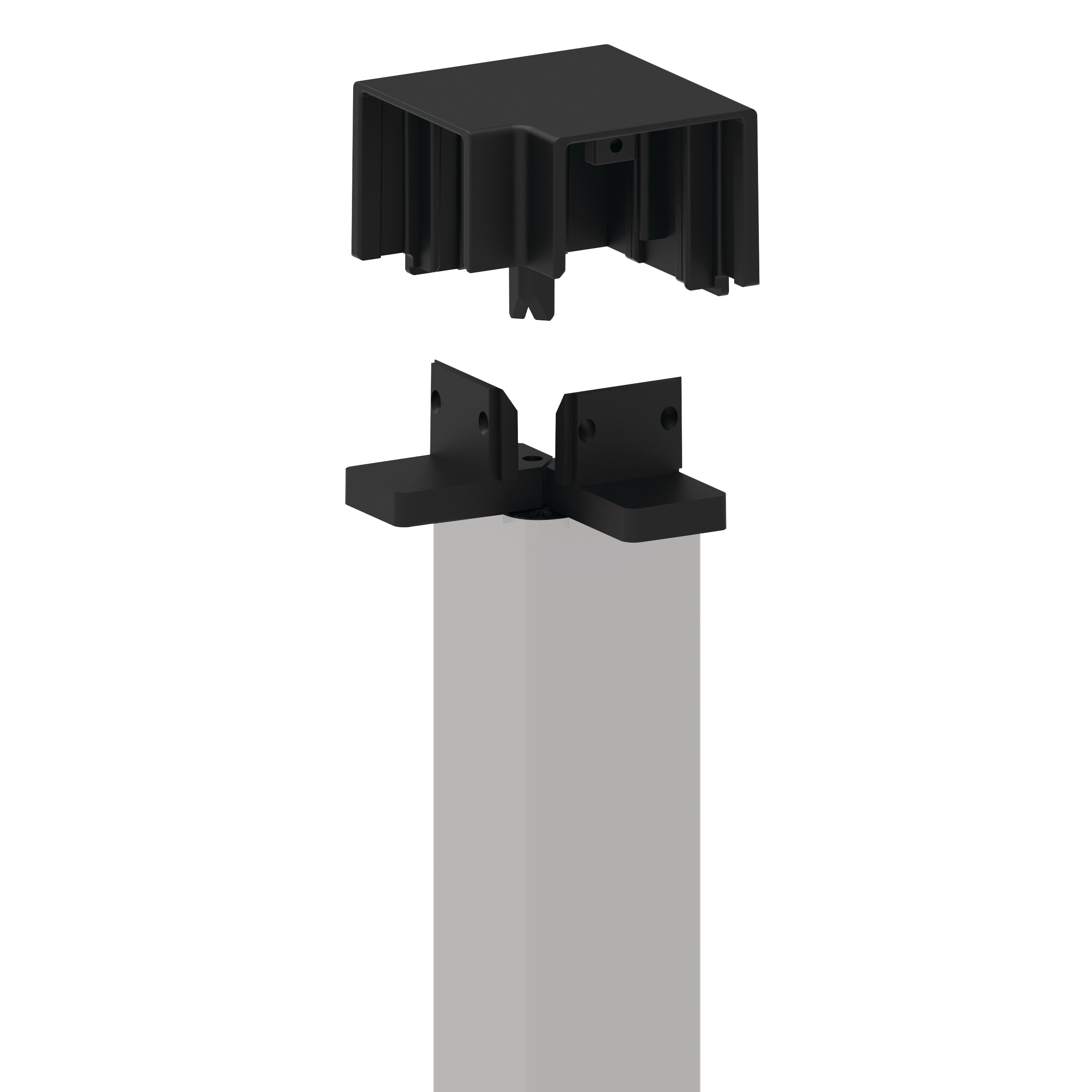 A single green leaf against a white background.