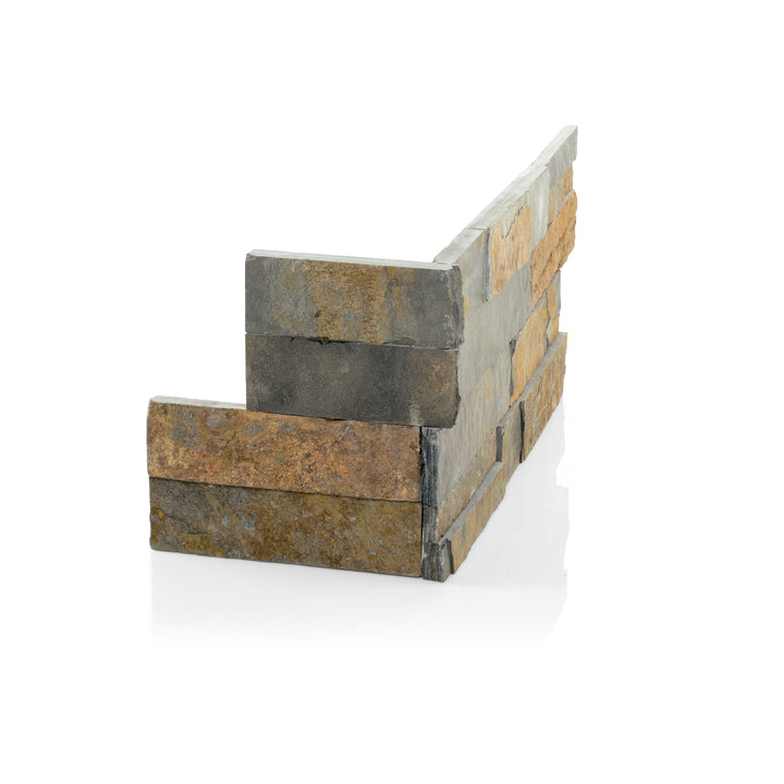 置物 oudo Natural Stone M Bond 40-in H Resin Water Rock Waterfall Outdoor Fountain