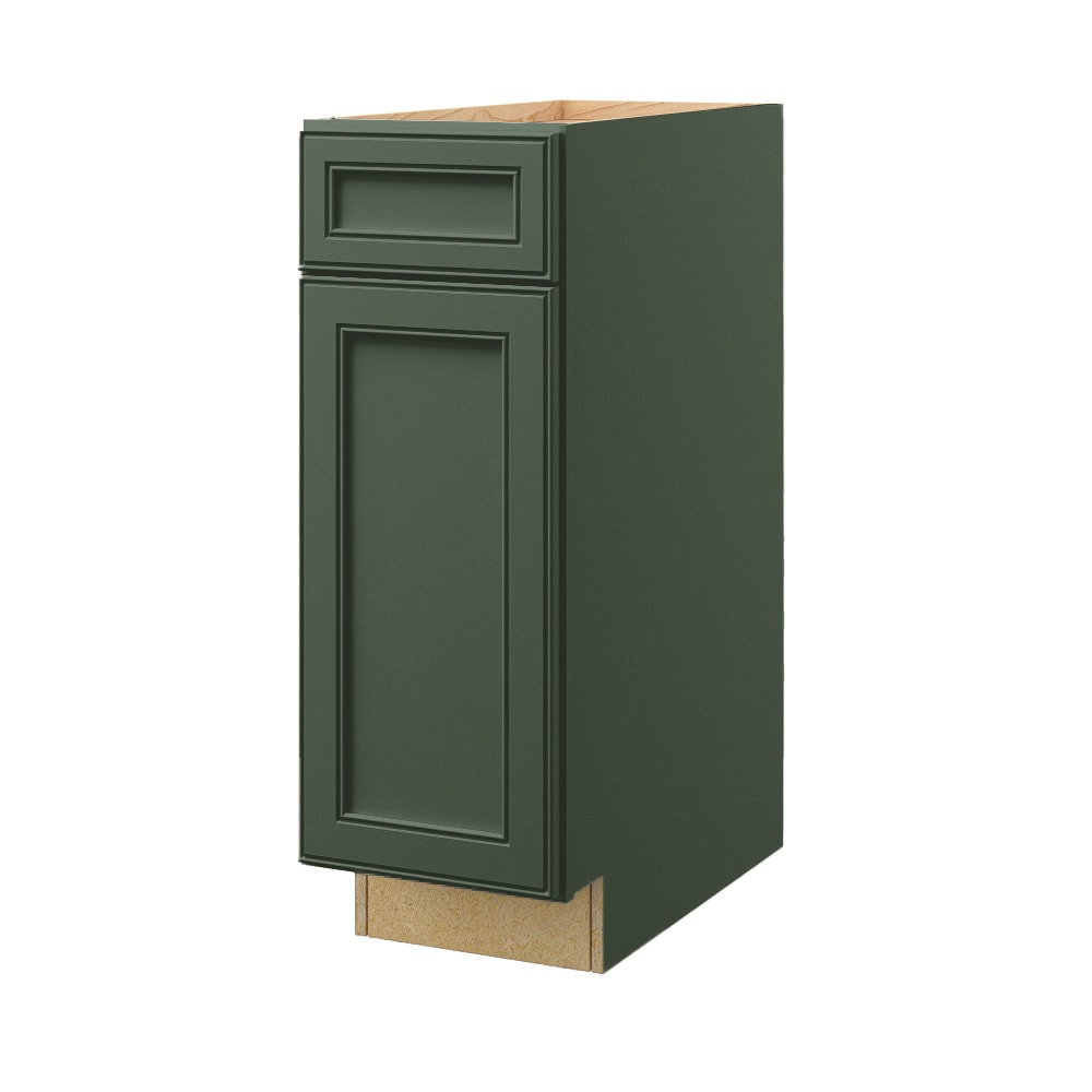allen + roth Heathrow 12-in W x 34.5-in H x 24-in D Sage 1-Drawer Base ...