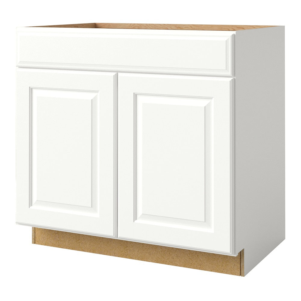 allen + roth Tilson 36-in W x 34.5-in H x 24-in D Linen Sink Base Full ...