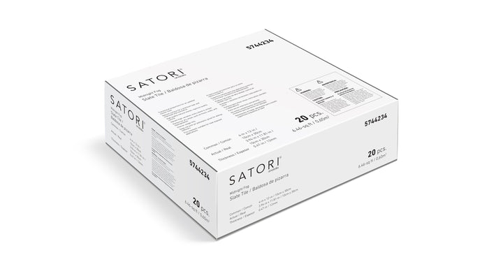 Satori Midnight Fog 4-in x 12-in Matte Natural Stone Look Floor