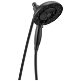 Delta Universal Showering Components Matte Black 5-Spray Dual/Combo Shower Head with Hand Shower, 1.75 GPM (6.6 LPM), 6.88-in