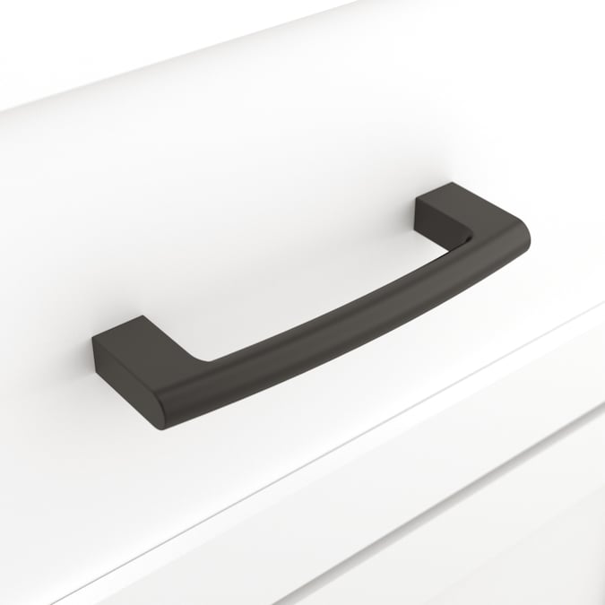 Origin 21 NOE 3-3/4-in (96mm) Center to Center Matte Black Cylindrical Handle Drawer Pull