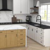 Origin 21 NOE 3-3/4-in (96mm) Center to Center Matte Black Cylindrical Handle Drawer Pull