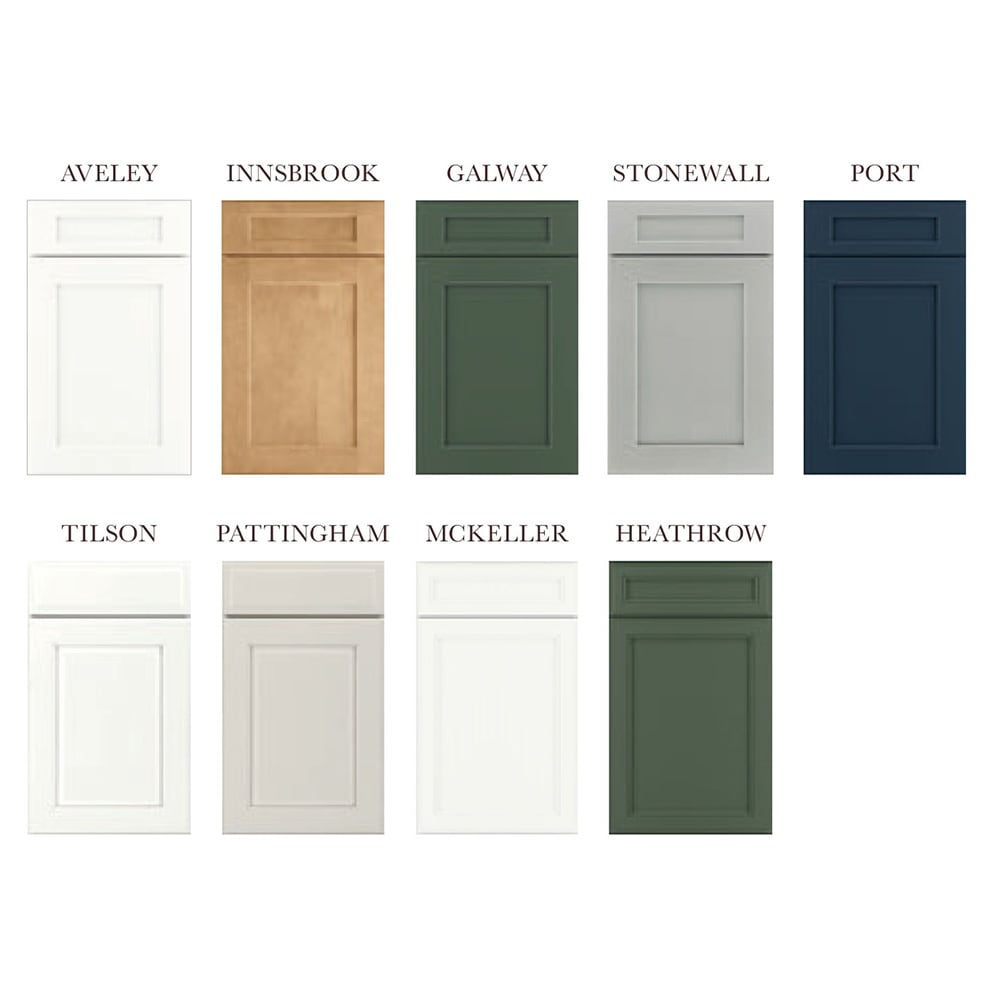 allen + roth Pattingham 27-in W x 34.5-in H x 24-in D Harbor 1-Drawer Base Fully Assembled Cabinet (Raised Panel Slab Door Style)