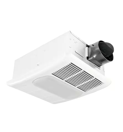 Radiance Series 80 CFM Ceiling Bathroom Exhaust Fan with Light and Heater