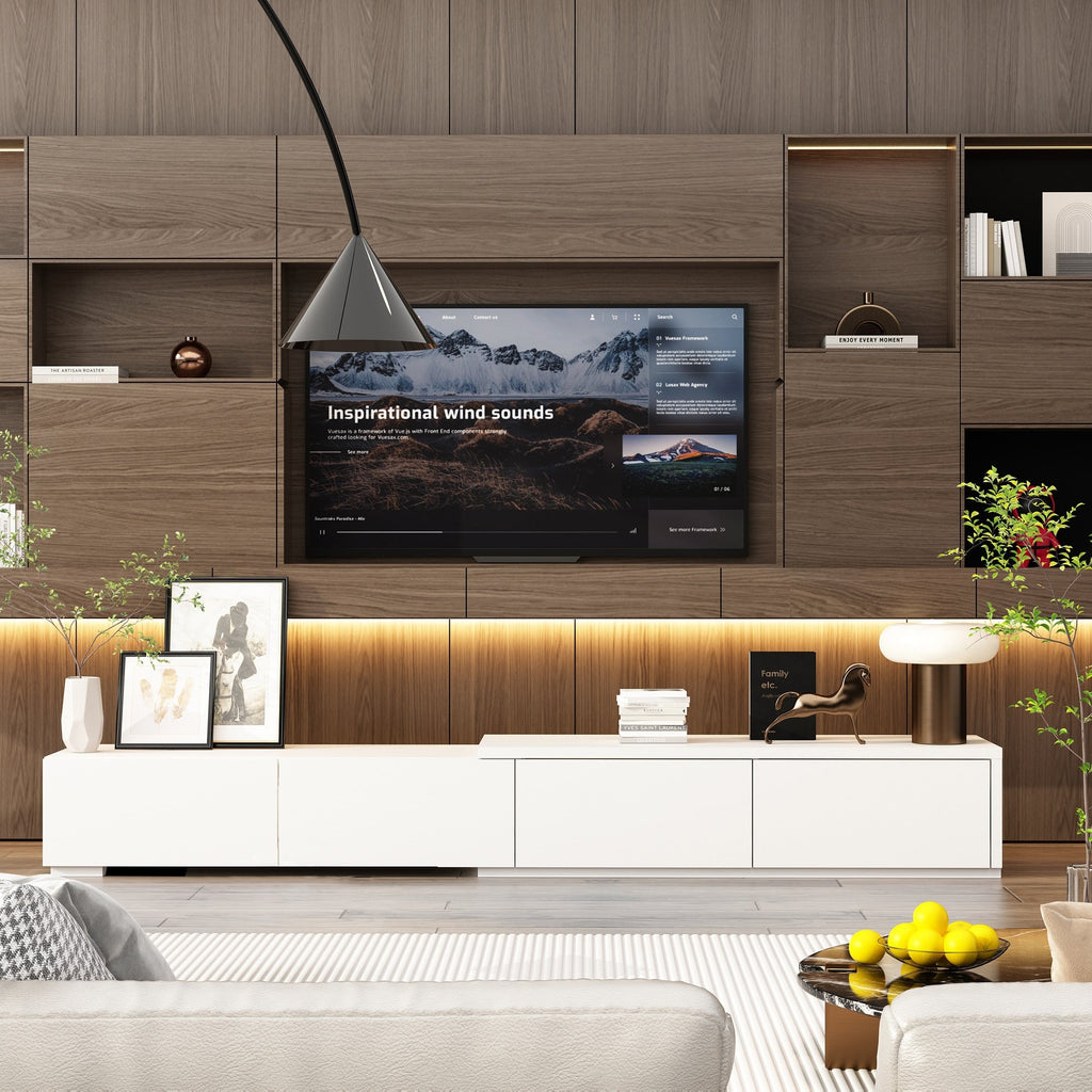 FUFU&GAGA Modern TV Cabinet - detail view