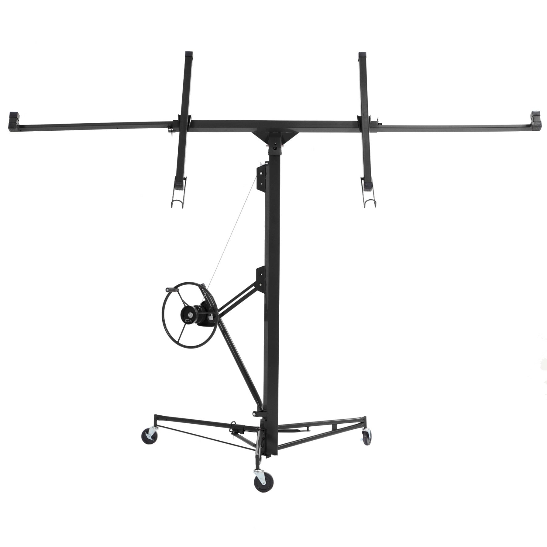 A single green leaf against a white background.