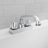 PROFLO 22-in x 24.5-in 1-Basin White Drop-In Laundry Sink