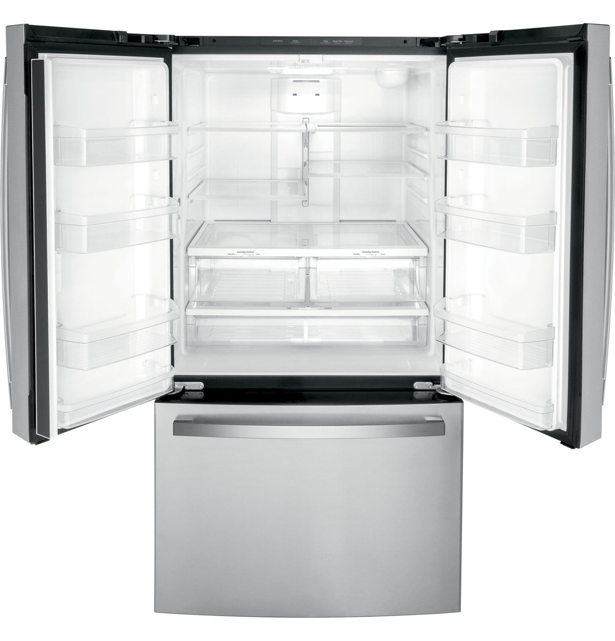 GE 27.0 cu. ft. French Door Refrigerator in Fingerprint Resistant Stainless Steel, ENERGY STAR