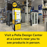 Pella 150 Series Replacement 29-1/2-in x 61-1/2-in White Vinyl Low-E Argon Double-Hung Window, Full Screen Included