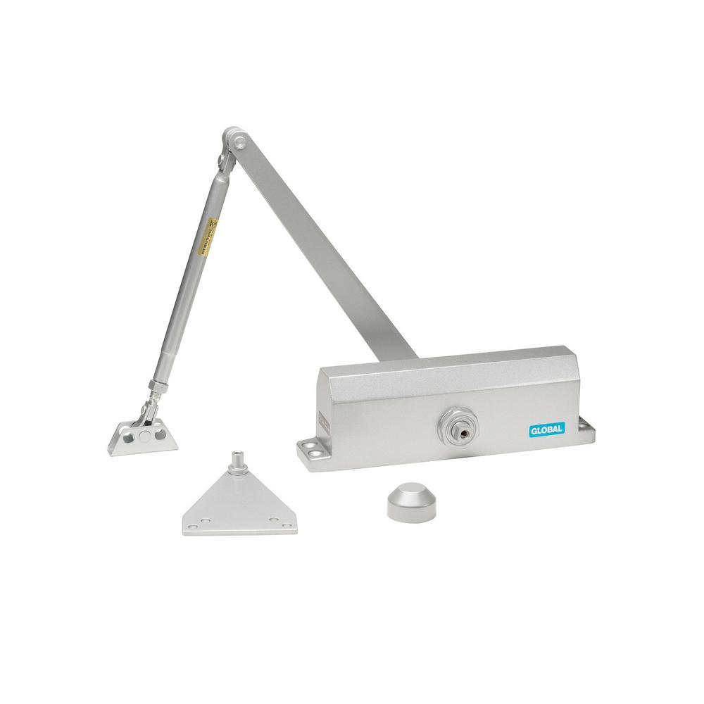 Commercial Door Closer with Parallel Arm Bracket in Aluminum - Size 3 - Super Arbor