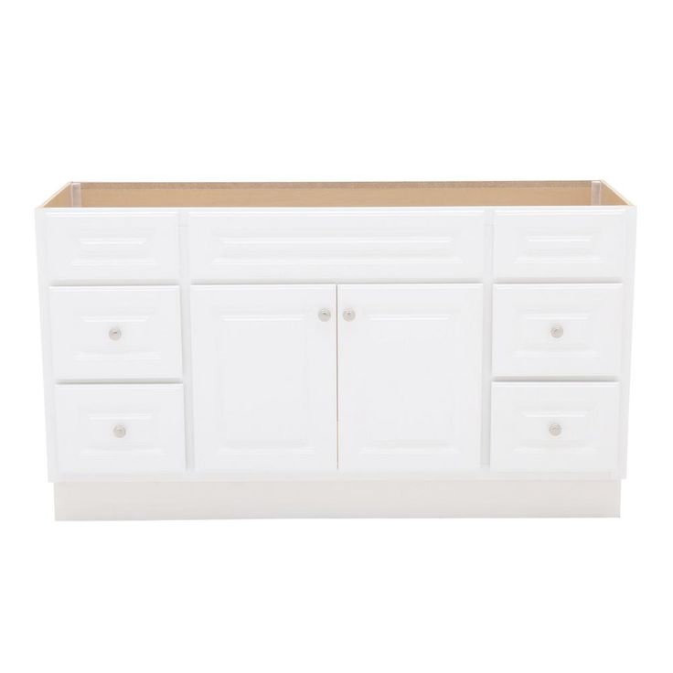 Hampton 48 in. W x 21 in. D x 33.5 in. H Bathroom Vanity Cabinet Only in White