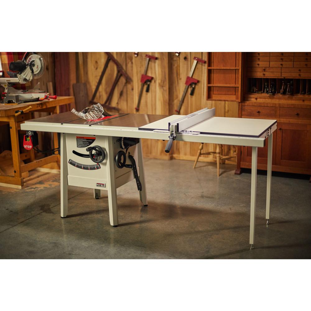 ProShop II 10 in. table saw with 52 in. Rip Cast Wings JPS-10