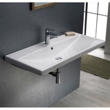 Nameeks Elite Wall Mounted Bathroom Sink in White