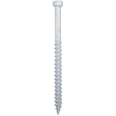 #8 x 2 in. Star Drive Trim-Head White Trim Screw (100-Pack)