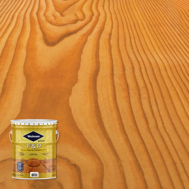 Wolman 1 gal. F&P Cedar Exterior Wood Stain Finish and Preservative (4-Pack) - Super Arbor