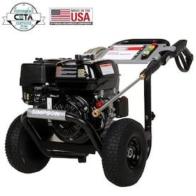 SIMPSON PowerShot 3300 PSI 2.5-Gallon-GPM Cold Water Gas Pressure Washer with Honda Engine CARB