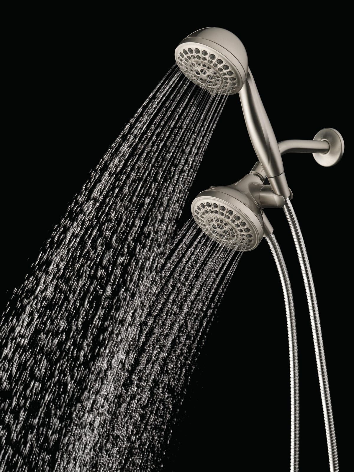 Delta Universal Showering Components Brushed Nickel 5‑Spray Dual/Combo Shower Head, 2.5 GPM (9.5 LPM)