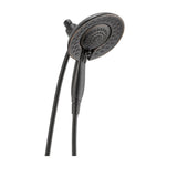 In2ition Two-in-One 5-Spray 6.8 in. Dual Wall Mount Fixed and Handheld Shower Head in Stainless - Super Arbor