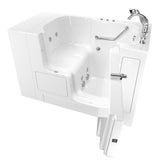 Gelcoat Value Series 52 in. x 32 in. Right Hand Walk-In Whirlpool and Air Bathtub with Outward Opening Door in White - Super Arbor