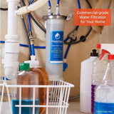Force Field - Under the Sink 10 in. Point of Use Water Filtration Kit with Carbon