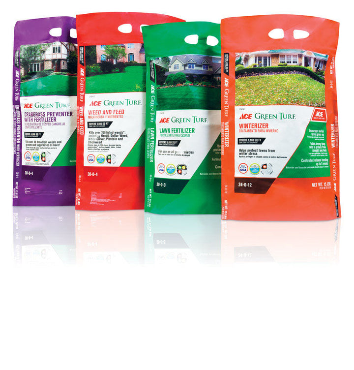 ace hardware plant fertilizer Ace 4 Step Annual Program Lawn Fertilizer For All Grasses 5000 sq ft