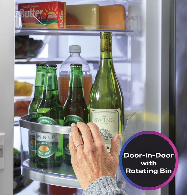 GE Profile 27.9 cu. ft. Smart 4-Door French Door Refrigerator with Door in Door in Fingerprint Resistant Stainless Steel