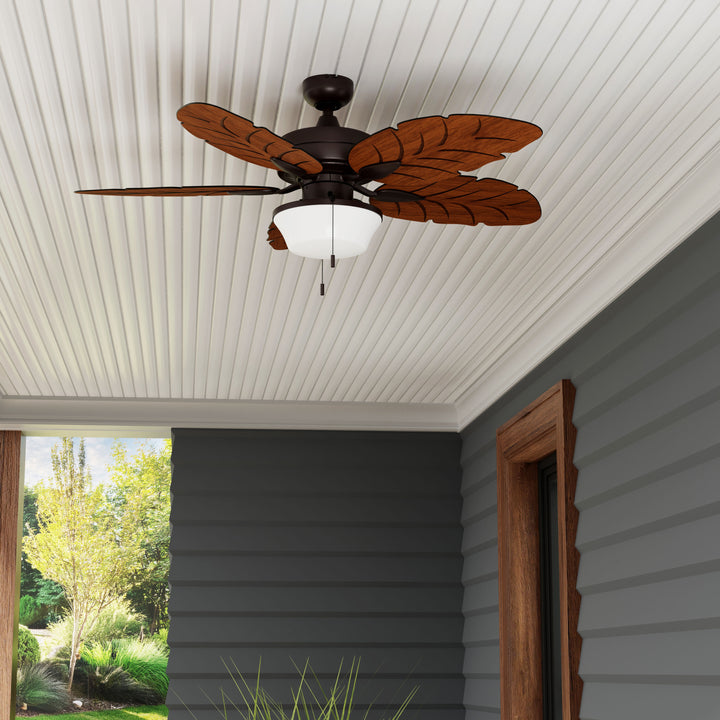 Harbor Breeze Waveport 52-in Weathered Bronze Indoor/Outdoor