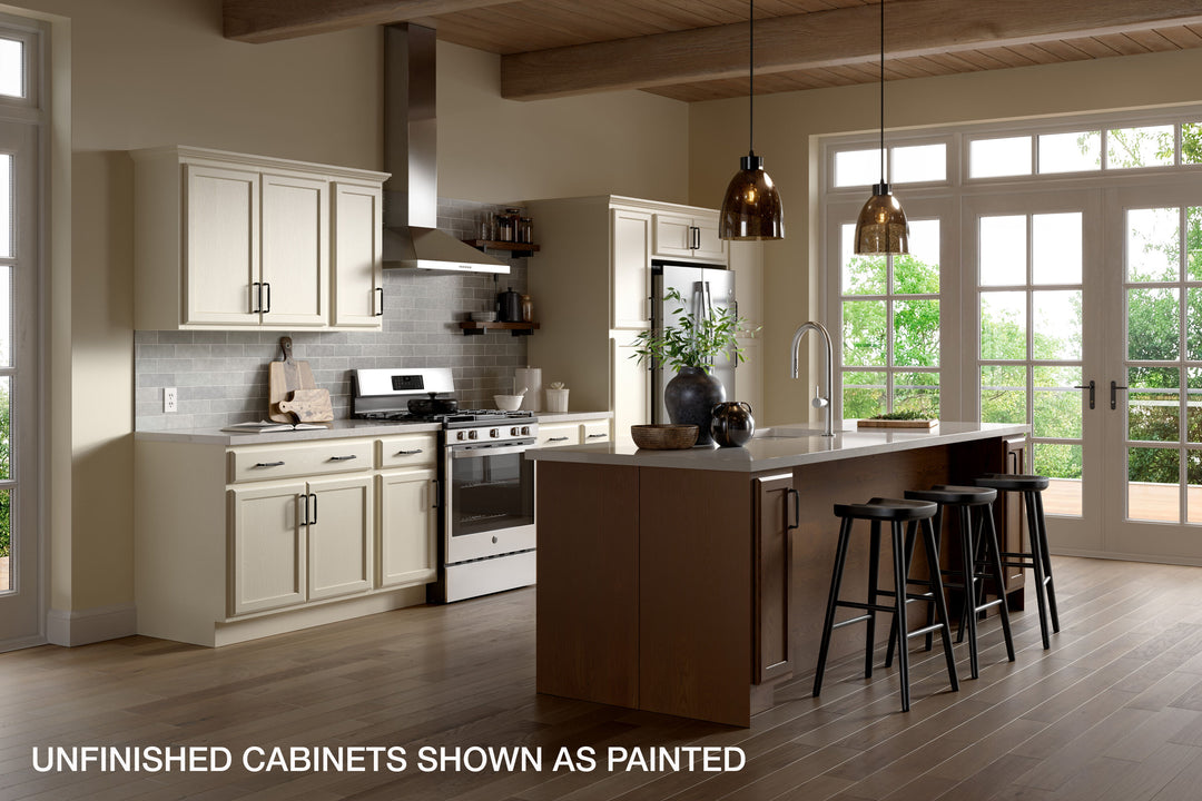 Project Source Oak Brook 36-in W x 35-in H x 23.75-in D Unfinished