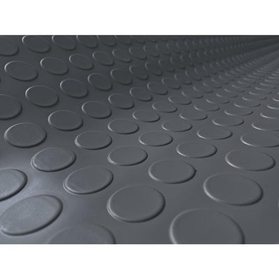G-Floor Coin 7-1/2-ft x 17-ft Slate Grey Raised Coin Garage Floor Roll