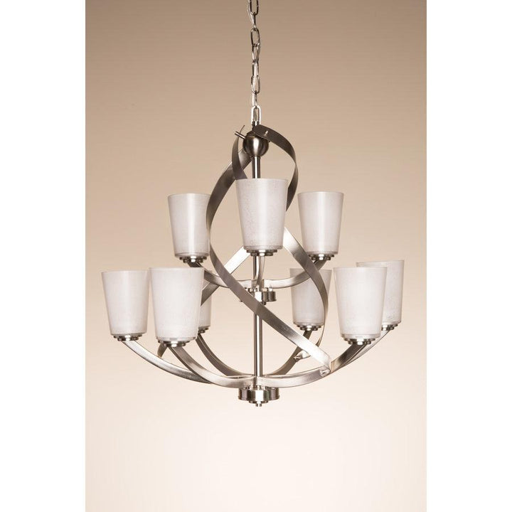 Kichler Layla 9-Light Brushed Nickel Modern/Contemporary