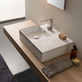 Nameeks Teorema Wall Mounted Bathroom Sink in White