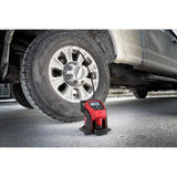 M12 12-Volt Lithium-Ion Cordless 3/8 in. Impact Wrench and Inflator Combo Kit with 3/8 in. Drive Metric Socket Set - Super Arbor