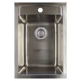 All-in-One 15.5 in. x 22.4 in. x 34.9 in. Metal Drop-In Laundry/Utility Sink and Cabinet in White - Super Arbor