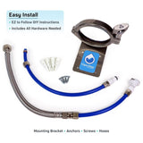 Force Field - Under the Sink 10 in. Point of Use Water Filtration Kit with Carbon