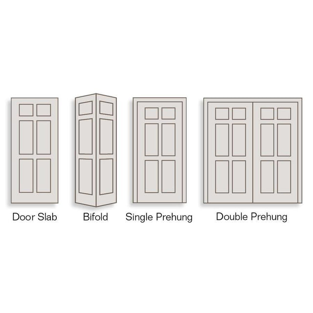 ReliaBilt 30-in x 80-in White 2-Panel Square Primed Molded Composite Bifold Door