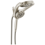 Delta Universal Showering Components SpotShield Brushed Nickel 4-Spray Dual Shower Head, 1.75 GPM (6.6 LPM)