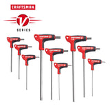 Craftsman V-Series X-Tract Technology SAE T-Handle Hex Key Set, 9 pc