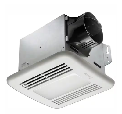 Integrity Series 80 CFM Ceiling Bathroom Exhaust Fan with Dimmable LED Light, Energy Star