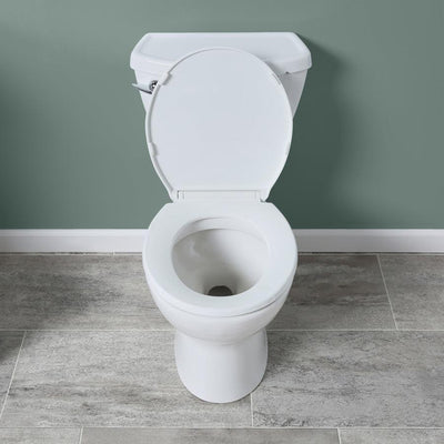 American Standard Cadet 3 White WaterSense Round-Front Chair Height 2-Piece Toilet, 10-in Rough-In