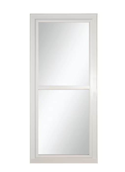 LARSON Tradewinds Selection 32-in x 78-in White Full-view Retractable Screen Aluminum Storm Door