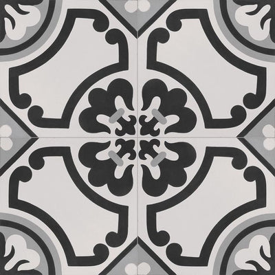 InDesign Cementine Lily 16 in. x 16 in. Durabody Ceramic Floor and Wall Tile (17.22 sq. ft. / case)