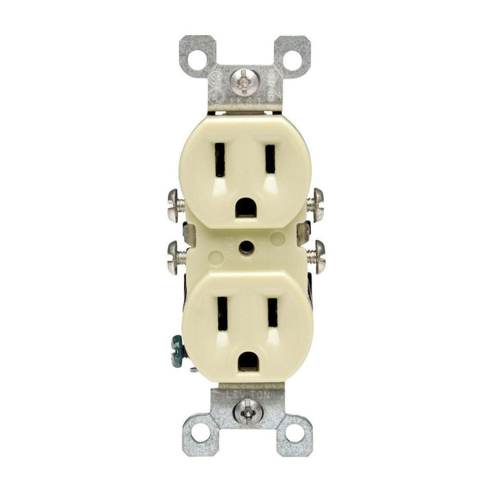 15 Amp CO/ALR Duplex Outlet, Ivory - Super Arbor