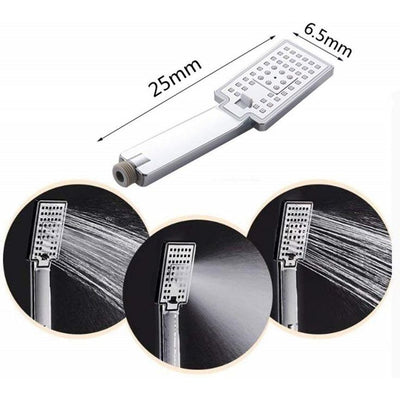 53 in. 10-Jet Shower Panel System in Brushed Black with LED Rainfall Waterfall Shower Head Handshower and Tub Spout