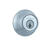 660 Series Satin Nickel Single Cylinder Deadbolt Featuring SmartKey Security with Microban Antimicrobial Technology - Super Arbor