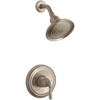 KOHLER 1-Handle Shower Trim Kit in Vibrant Brushed Bronze (Valve Not Included)