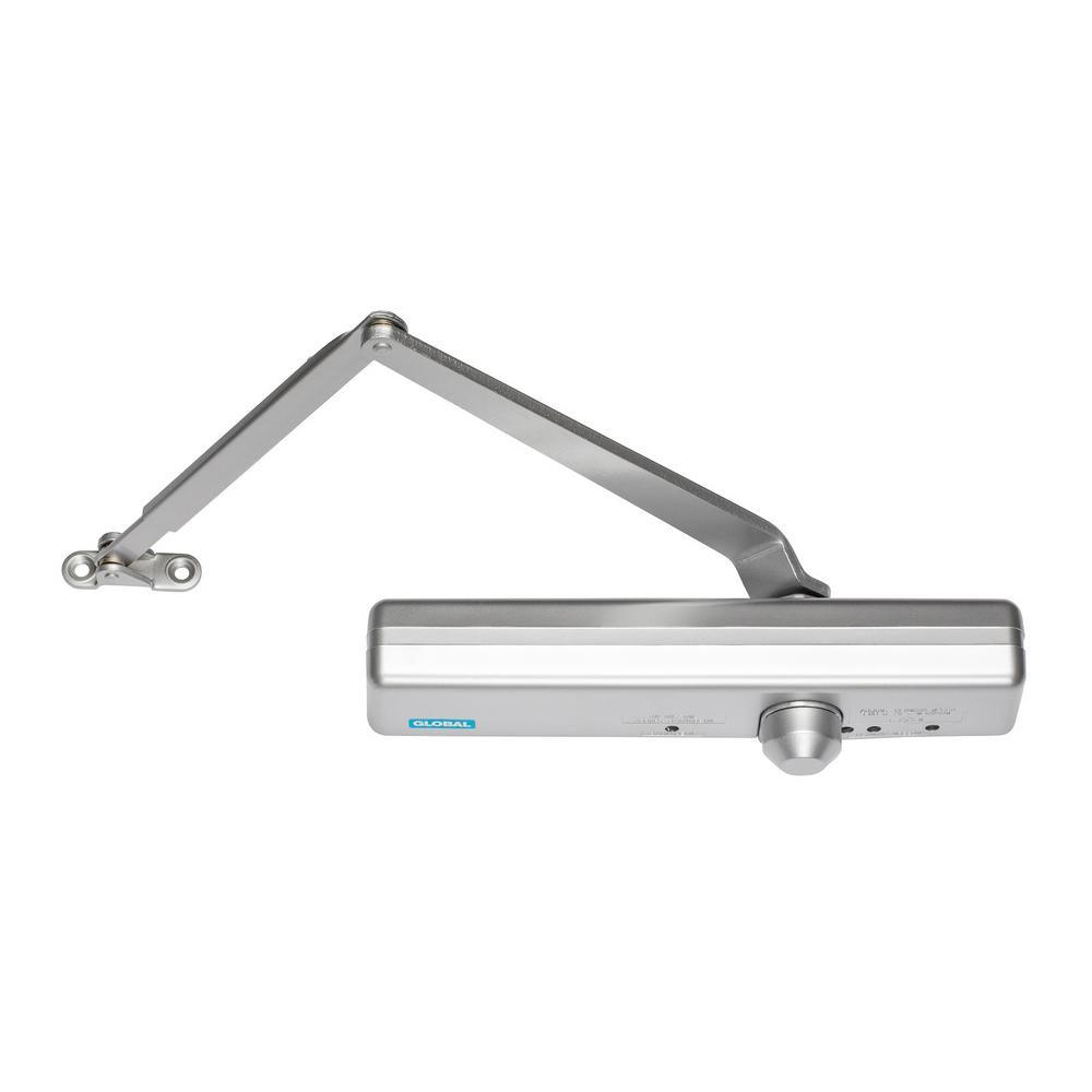 Slimline Heavy Duty Commercial Door Closer in Aluminum - Sizes 1-6 - Super Arbor
