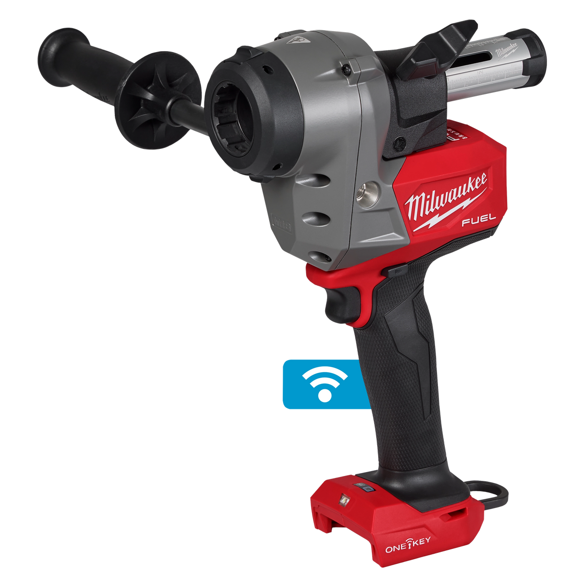 Milwaukee M12 FUEL 12V Li-Ion Cordless Multi-Tool Kit with 10 oz Caulk/Adhesive Gun, 3/8 in Right Angle Drill & 6.0Ah Battery