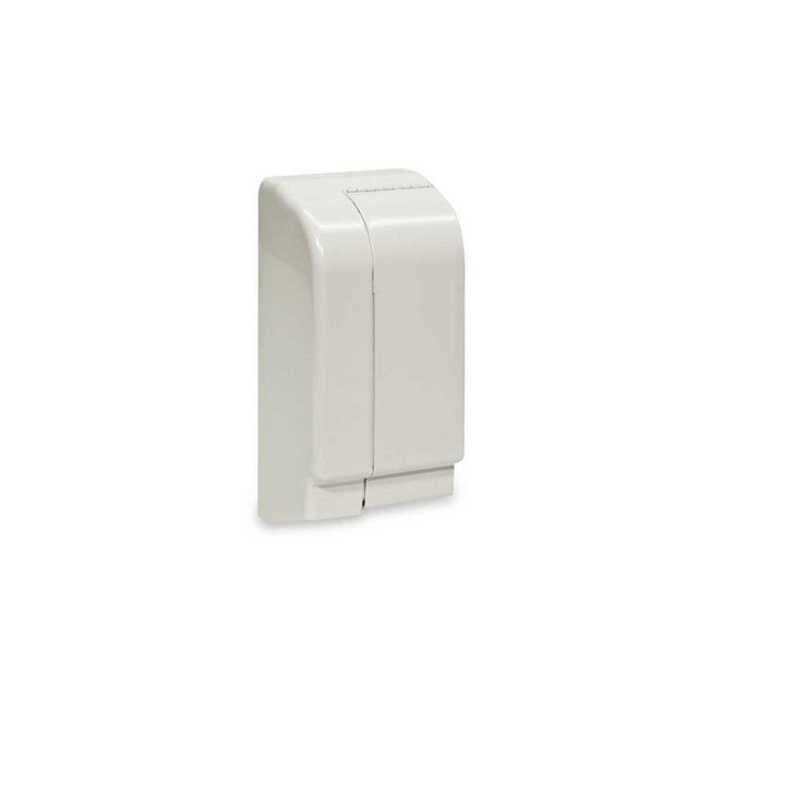 Multi/Pak 80 4 in. Left Hinged Endcap for Baseboard Heaters in Nu White - Super Arbor